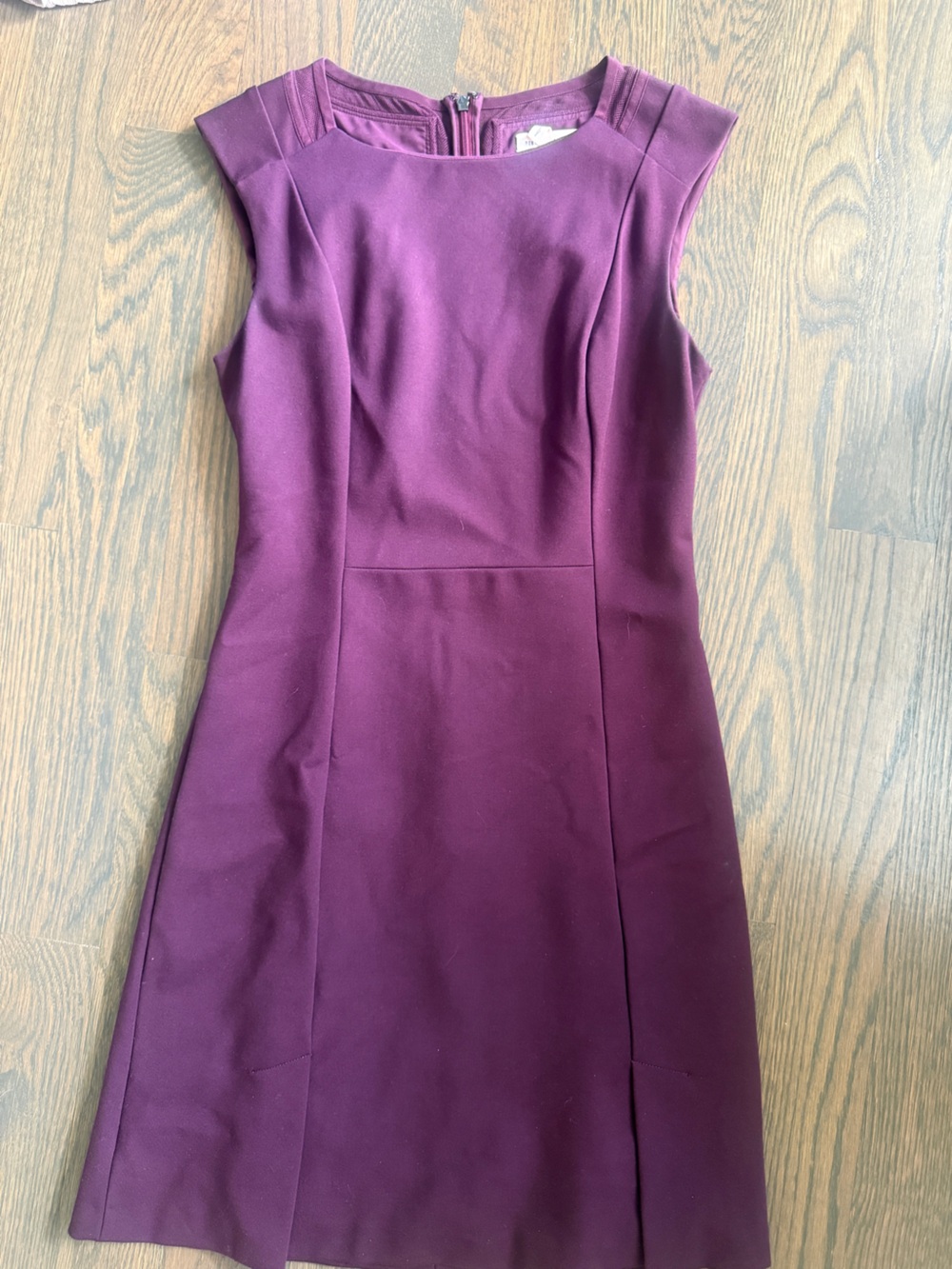 Rebecca Taylor Plum Sheath Dress in Deep Purple